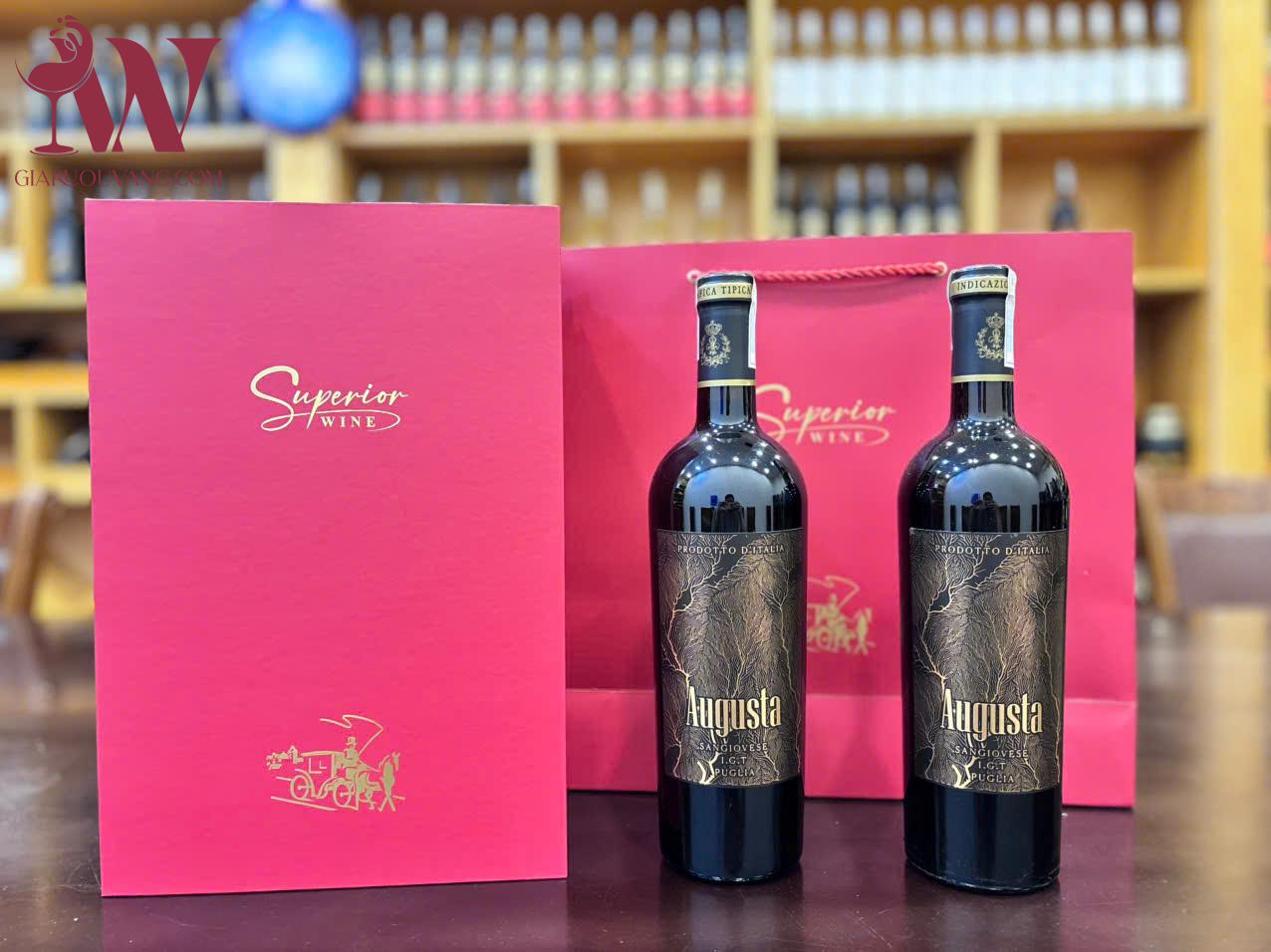 RƯỢU VANG Ý AUGUSTA SANGIOVESE PUGLIA