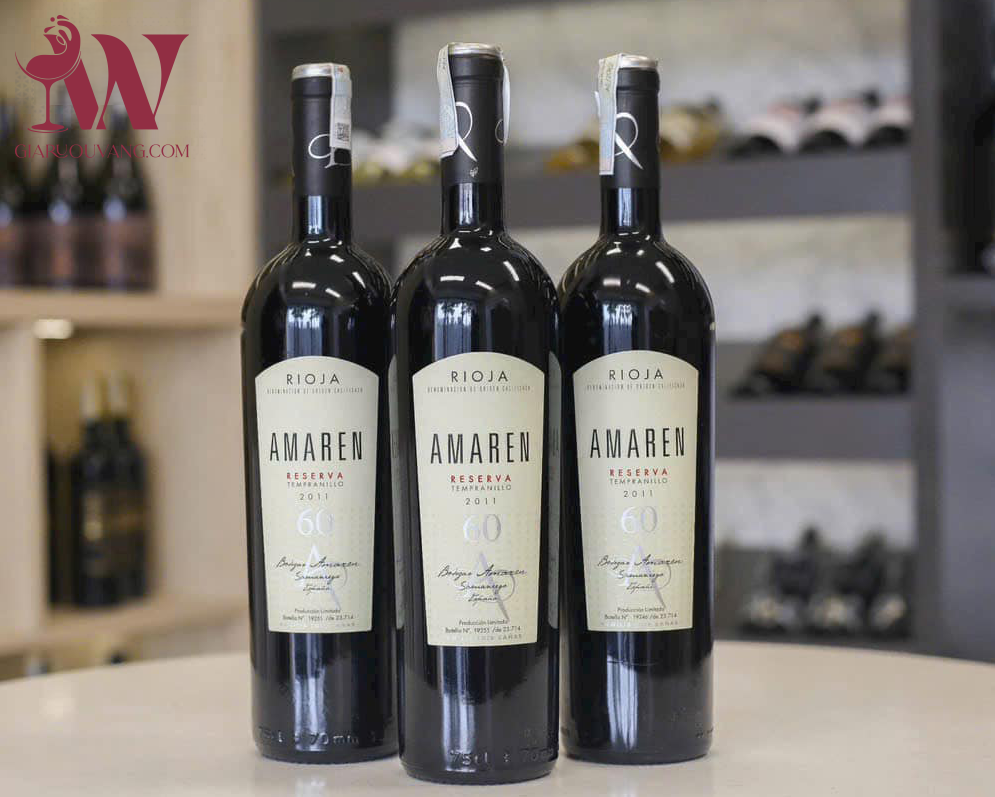 RƯỢU VANG AMAREN RESERVA 60 15 ĐỘ RẺ NHẤT