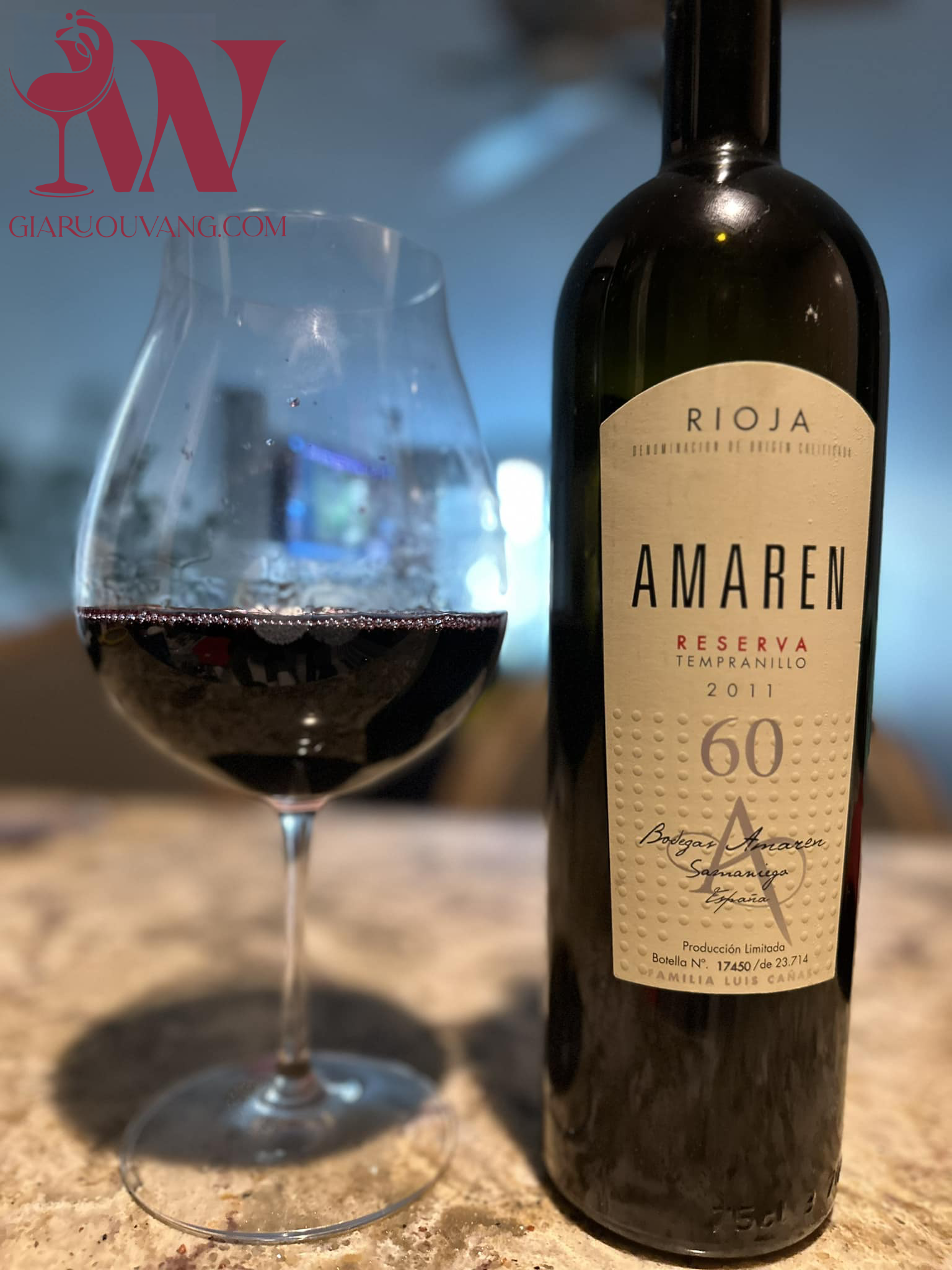 RƯỢU VANG AMAREN RESERVA 60 15 ĐỘ RẺ NHẤT