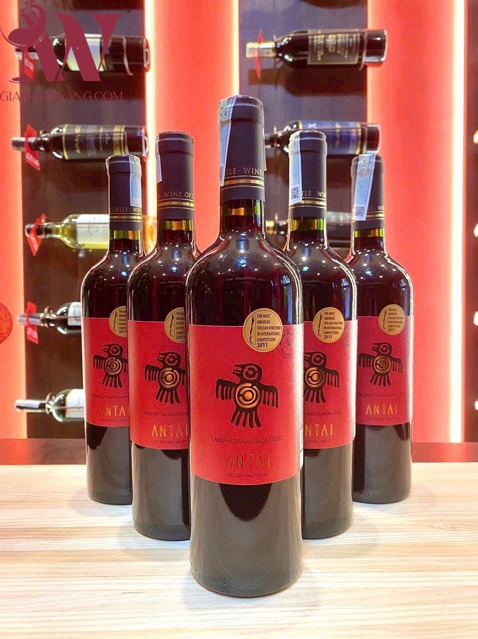 VANG CHILE ANTAI CABERNET SAUVIGNON 13 ĐỘ