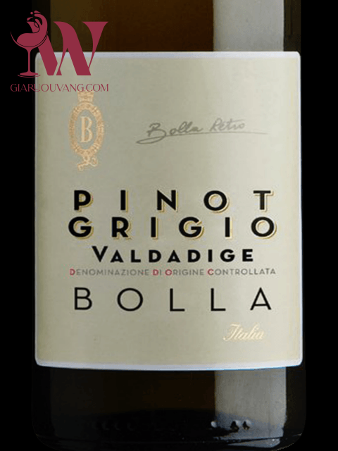 VANG Ý BOLLA PINOT GRIGIO VALDADIGE DOC RETRO