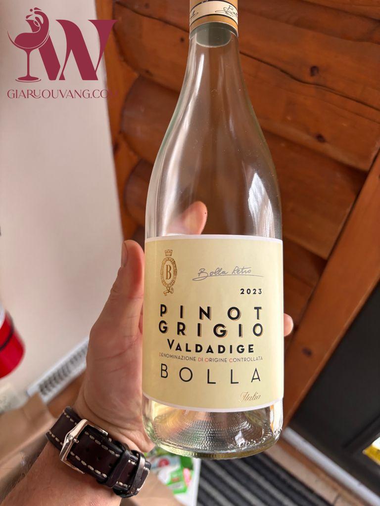 VANG Ý BOLLA PINOT GRIGIO VALDADIGE DOC RETRO