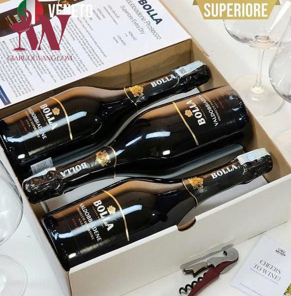VANG Ý BOLLA VALDOBBIADENE PROSECCO SUPERIORE EXTRA DRY