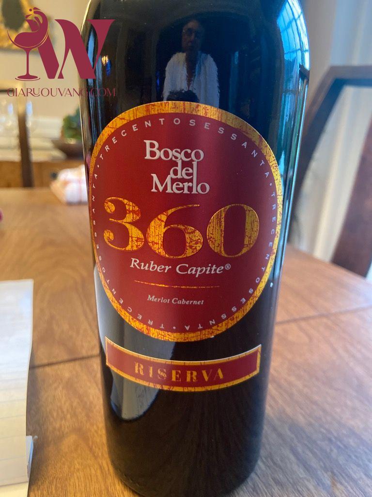 VANG Ý BOSCO DEL MERLO 360 MERLOT CABERNET
