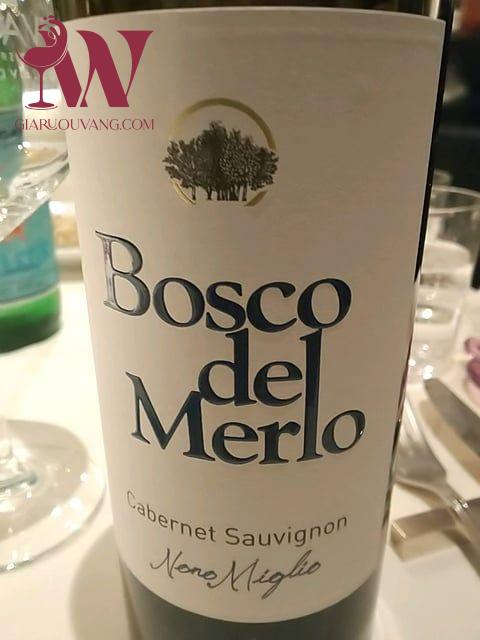 VANG Ý BOSCO DEL MERLO CABERNET SAUVIGNON DOC 2021