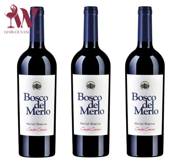 VANG Ý BOSCO DEL MERLO MERLOT RISERVA DOC 2019