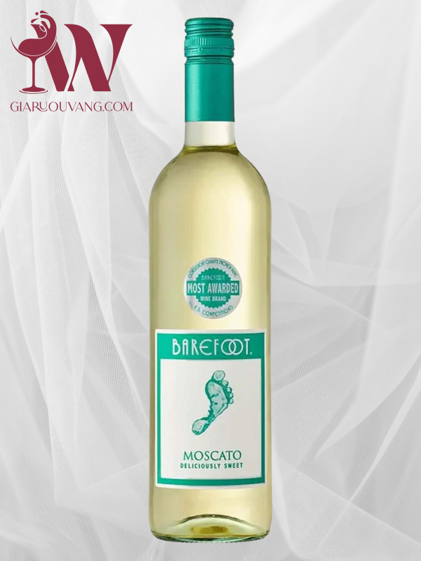 VANG MỸ BAREFOOT VARIETAL MOSCATO-RẺ NHẤT