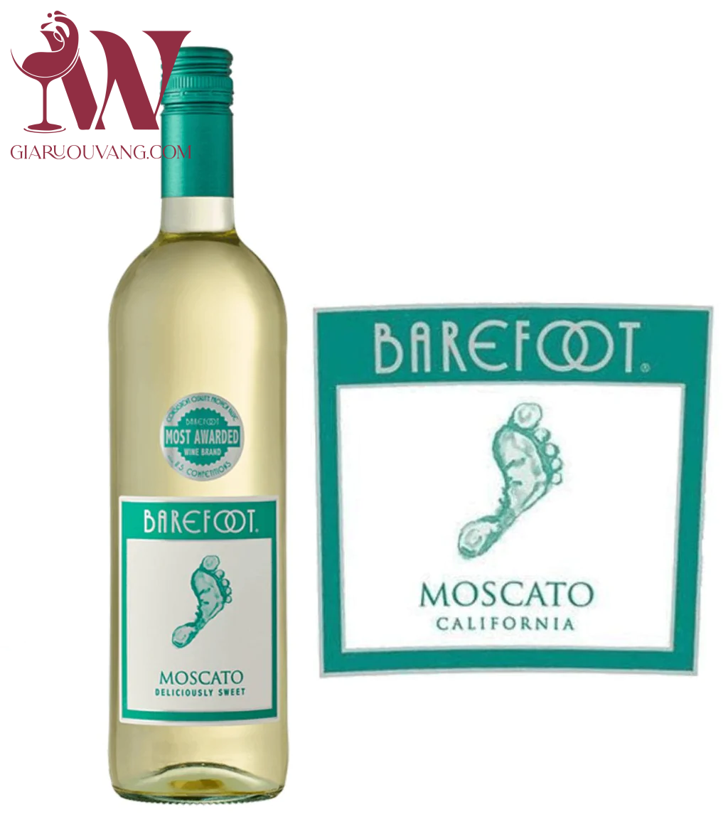 VANG MỸ BAREFOOT VARIETAL MOSCATO