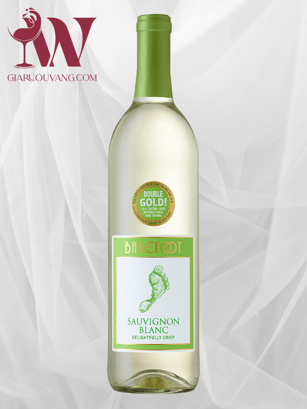 VANG TRẮNG MỸ BAREFOOT VARIETAL SAUVIGNON BLANC