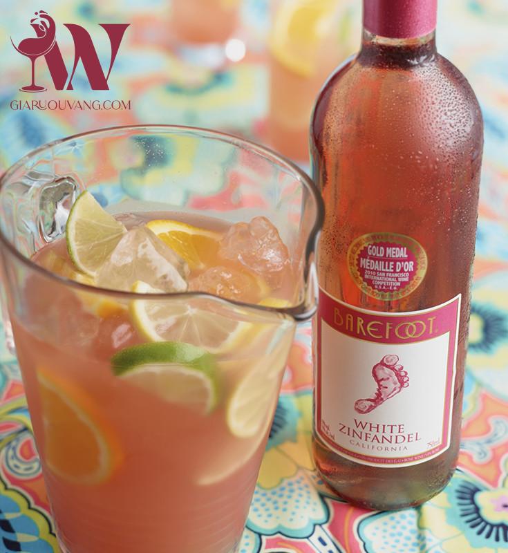 VANG MỸ BAREFOOT VARIETAL WHITE ZINFANDEL