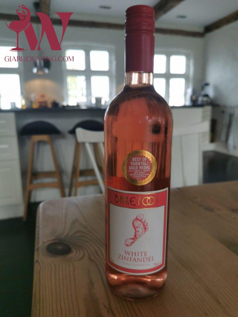 VANG MỸ BAREFOOT VARIETAL WHITE ZINFANDEL