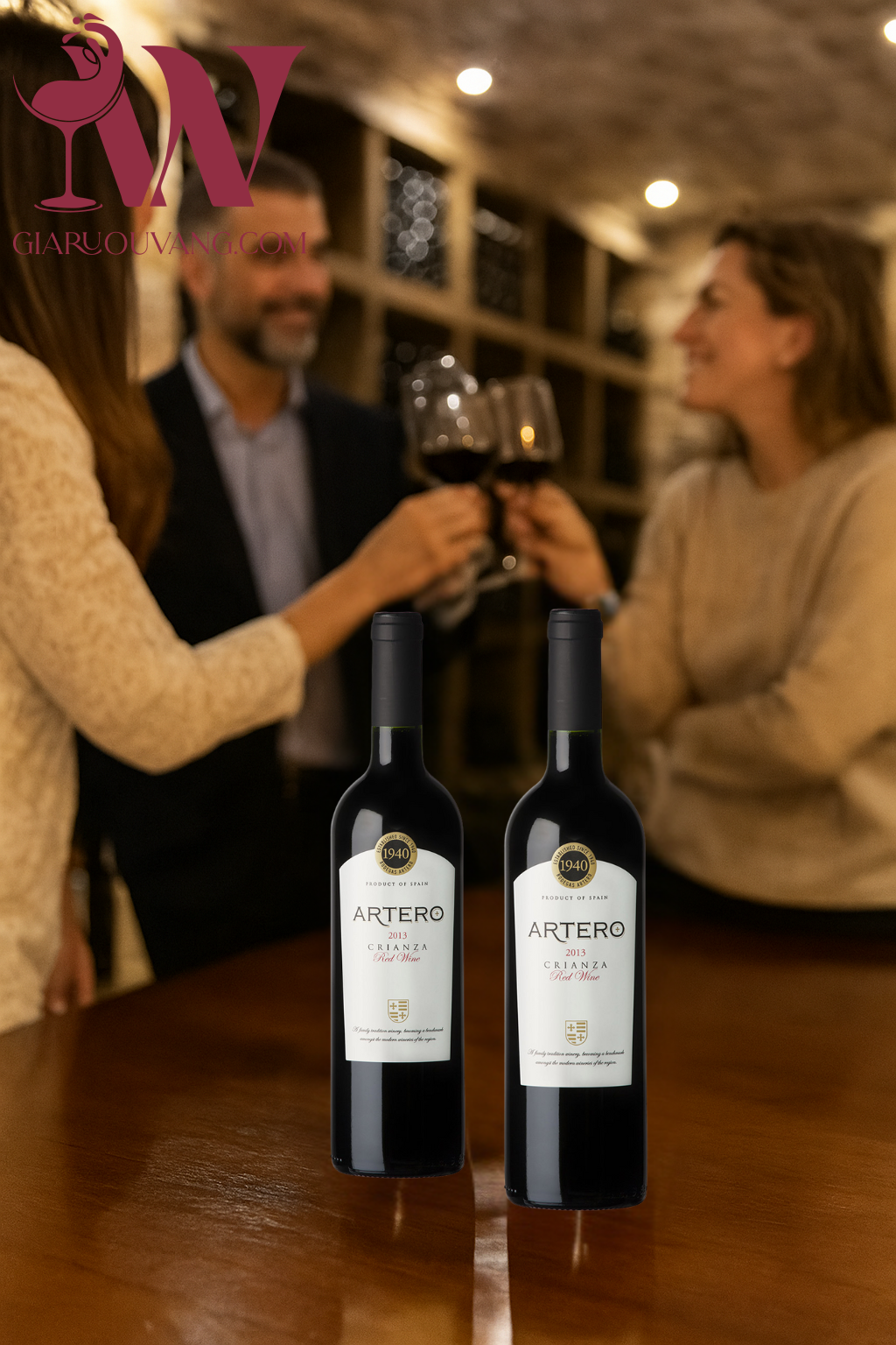 RƯỢU VANG BODEGAS ARTERO CRIANZA 14 ĐỘ GIÁ RẺ