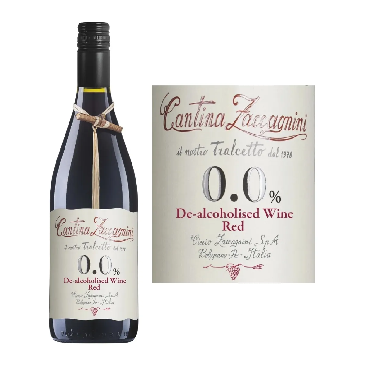 VANG 0 ĐỘ CANTINA ZACCAGNINI DE-ALCOHOLISED