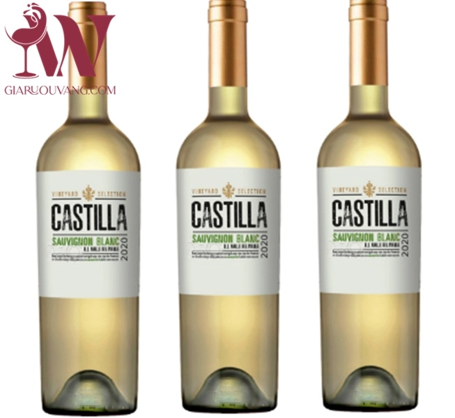 VANG TRẮNG CASTILLA SAUVIGNON BLANC 12,5 ĐỘ