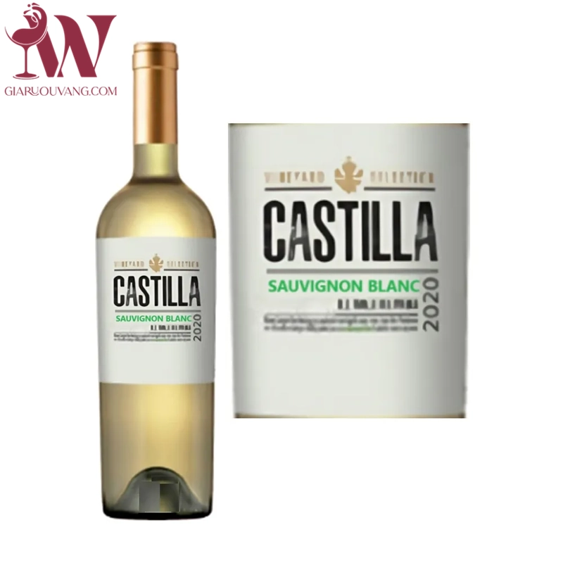 VANG TRẮNG CASTILLA SAUVIGNON BLANC 12,5 ĐỘ