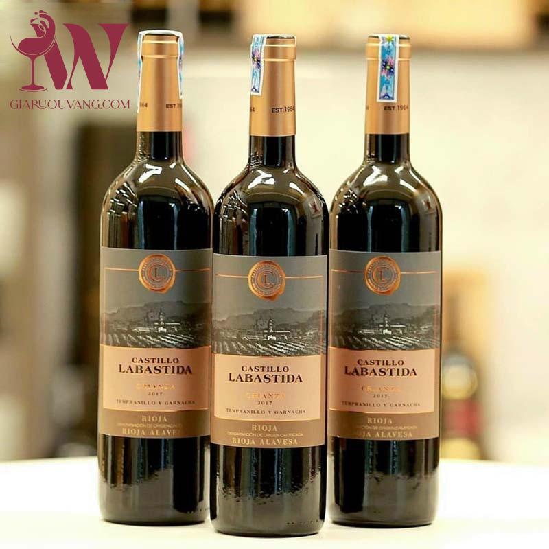 RƯỢU VANG CASTILLO LABASTIDA CRIANZA 14 ĐỘ RẺ NHẤT