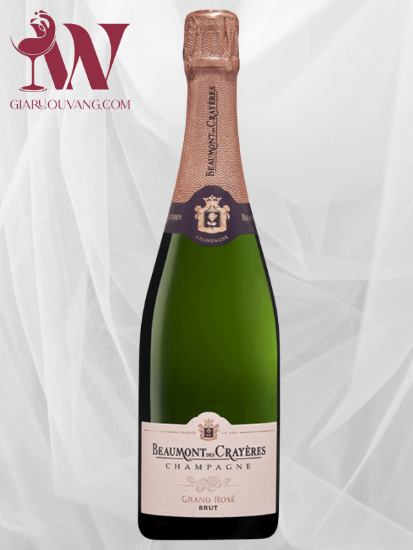 RƯỢU CHAMPAGNE BEAUMONT DES CRAYÈRES GRAND ROSÉ BRUT