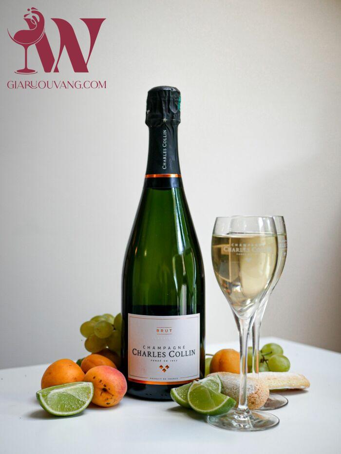RƯỢU VANG NỔ CHAMPAGNE CHARLES COLLIN BRUT 12 ĐỘ