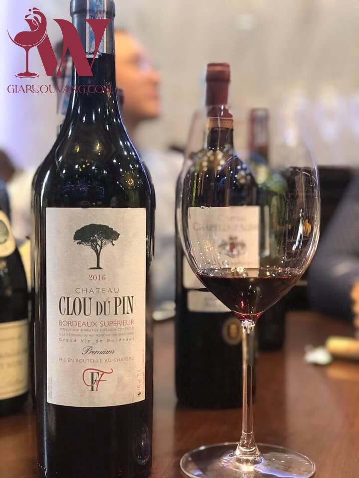 VANG PHÁP CHÂTEAU CLOU DU PIN BORDEAUX SUPÉRIEUR PREMIUM