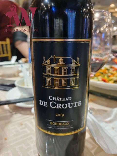 VANG PHÁP CHÂTEAU DE CROUTE BORDEAUX