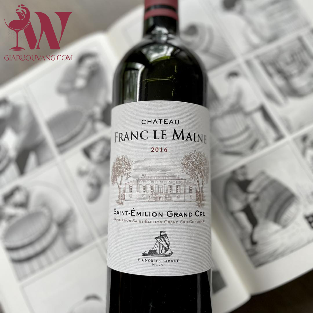 VANG PHÁP CHÂTEAU FRANC LE MAINE 14,5 ĐỘ