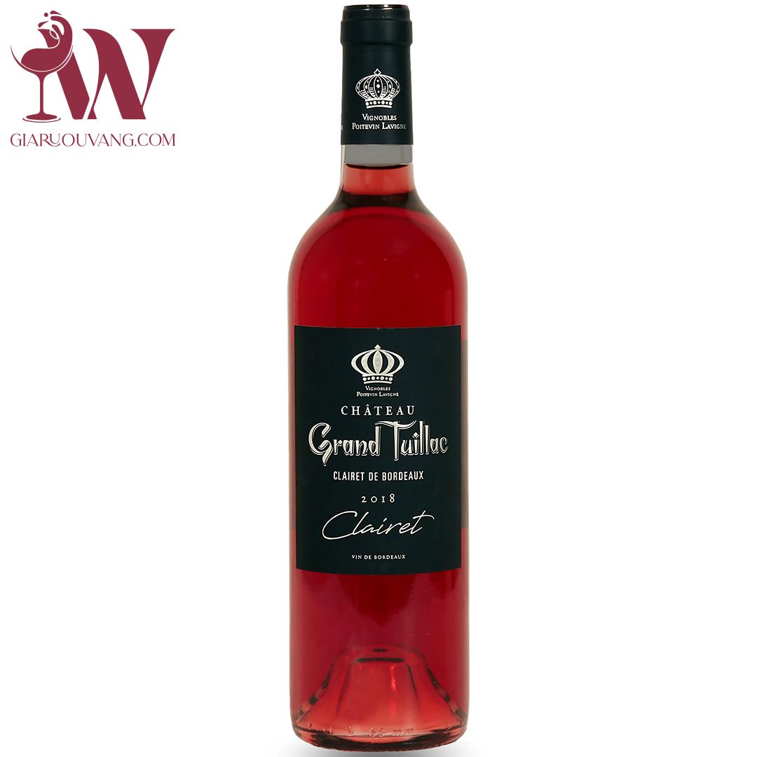 VANG HỒNG CHATEAU GRAND TUILLAC CLAIRET 14 ĐỘ