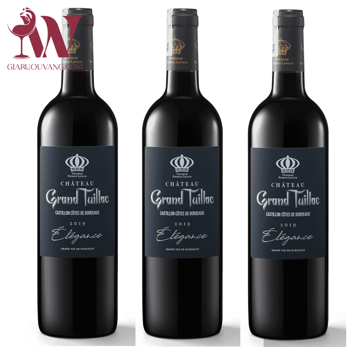 VANG PHÁP CHATEAU GRAND TUILLAC ELEGANCE 14,5 ĐỘ RẺ