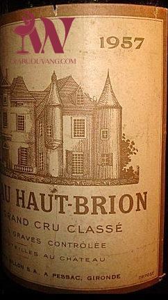 VANG PHÁP CHÂTEAU HAUT BRION 1957 RẺ NHẤT