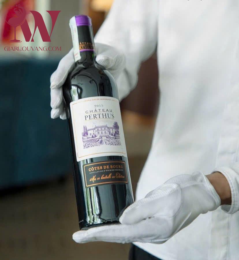 VANG PHÁP CHÂTEAU PERTHUS CÔTES DE BOURG