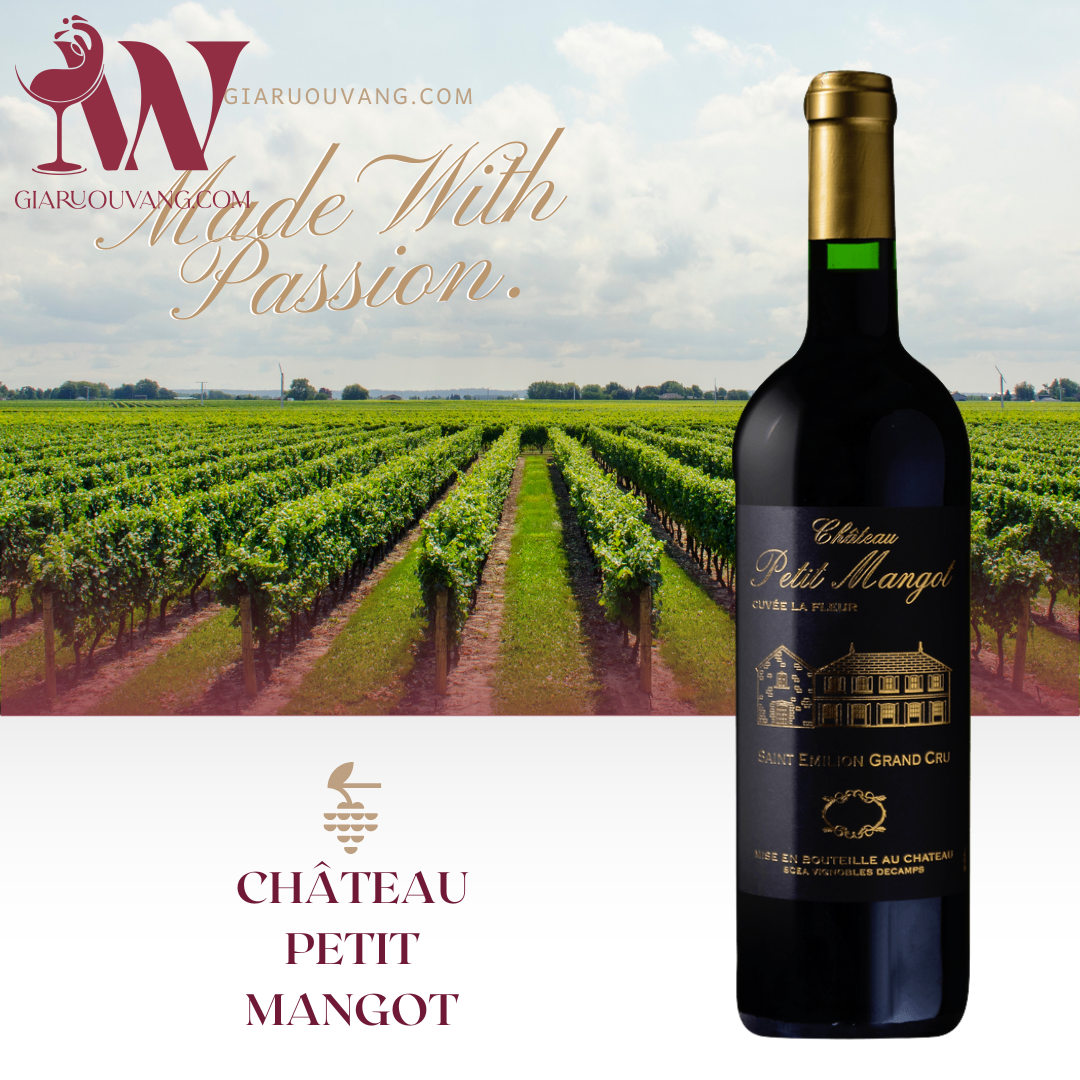 VANG PHÁP CHÂTEAU PETIT MANGOT FRANCE LA FLEUR 14 ĐỘ
