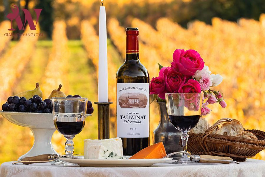 VANG PHÁP CHÂTEAU TAUZINAT L’HERMITAGE
