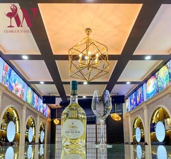 VANG TRẮNG CHATEAU TOUTIGEAC BORDEAUX BLANC SEC 12,5 ĐỘ