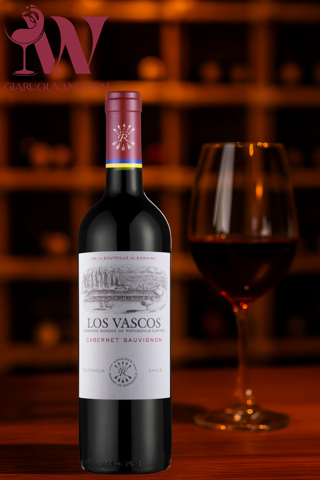 VANG CHILE LOS VASCOS CABERNET SAUVIGNON 14 ĐỘ