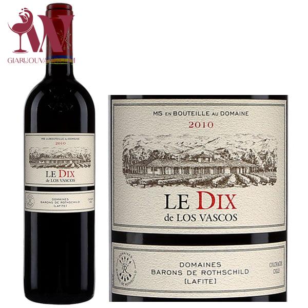 VANG CHILE LOS VASCOS LE DIX 15 ĐỘ