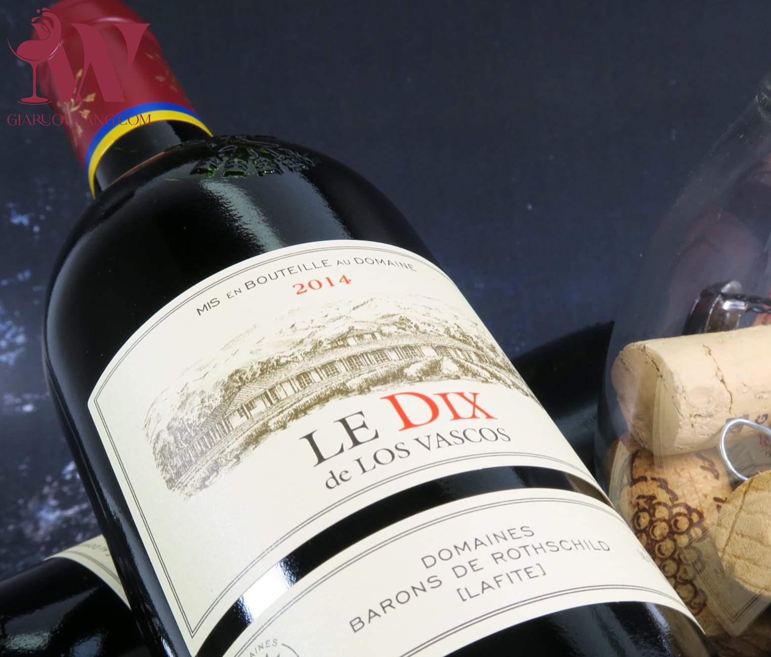 VANG CHILE LOS VASCOS LE DIX 15 ĐỘ