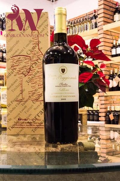 VANG Ý DUCA DI POGGIOREALE CABERNET SAUVIGNON 2005