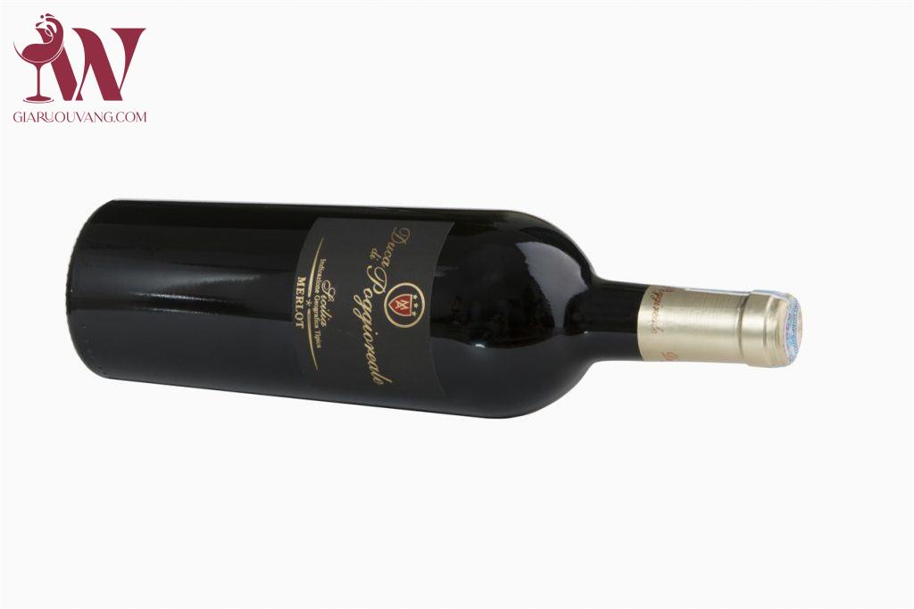 VANG Ý DUCA DI POGGIOREALE MERLOT 1999