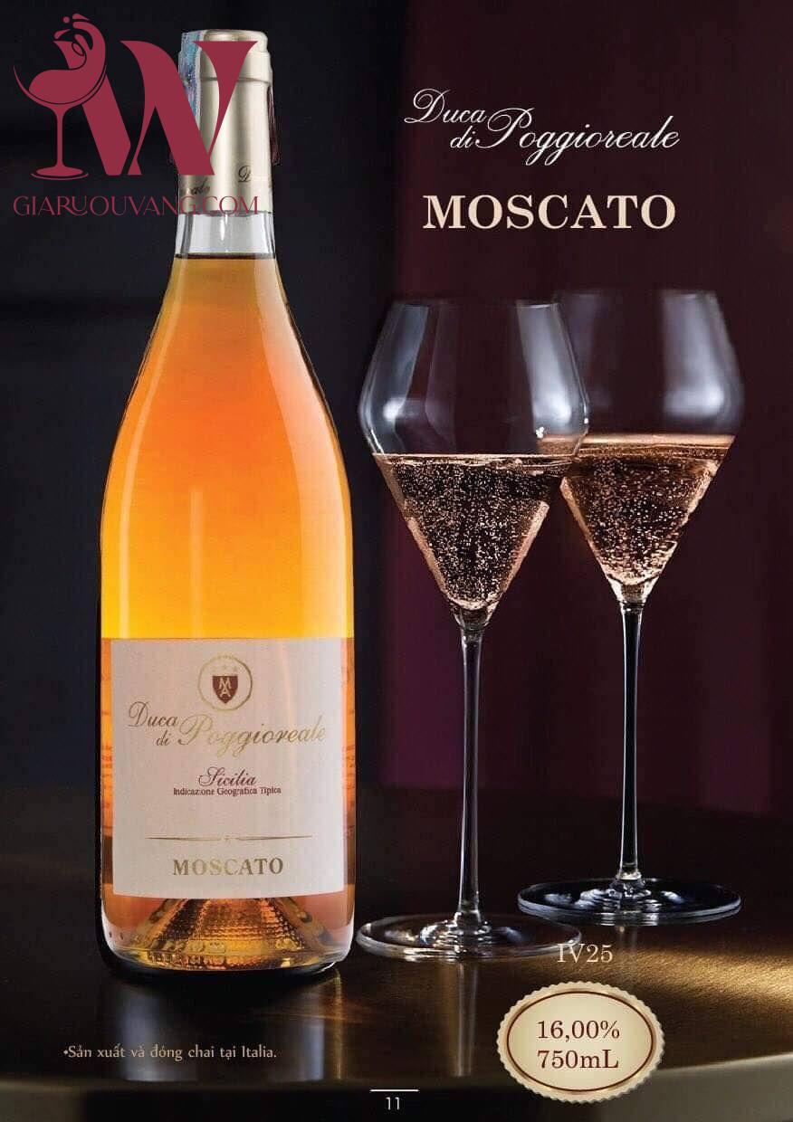 VANG Ý DUCA DI POGGIOREALE MOSCATO 