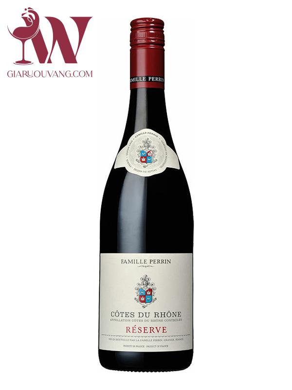 VANG PHÁP FAMILLE PERRIN CÔTES-DU-RHÔNE RÉSERVE ROUGE