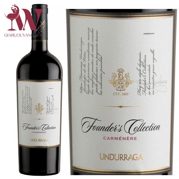 VANG CHILE FOUNDER'S COLLECTION CARMENERE-RẺ