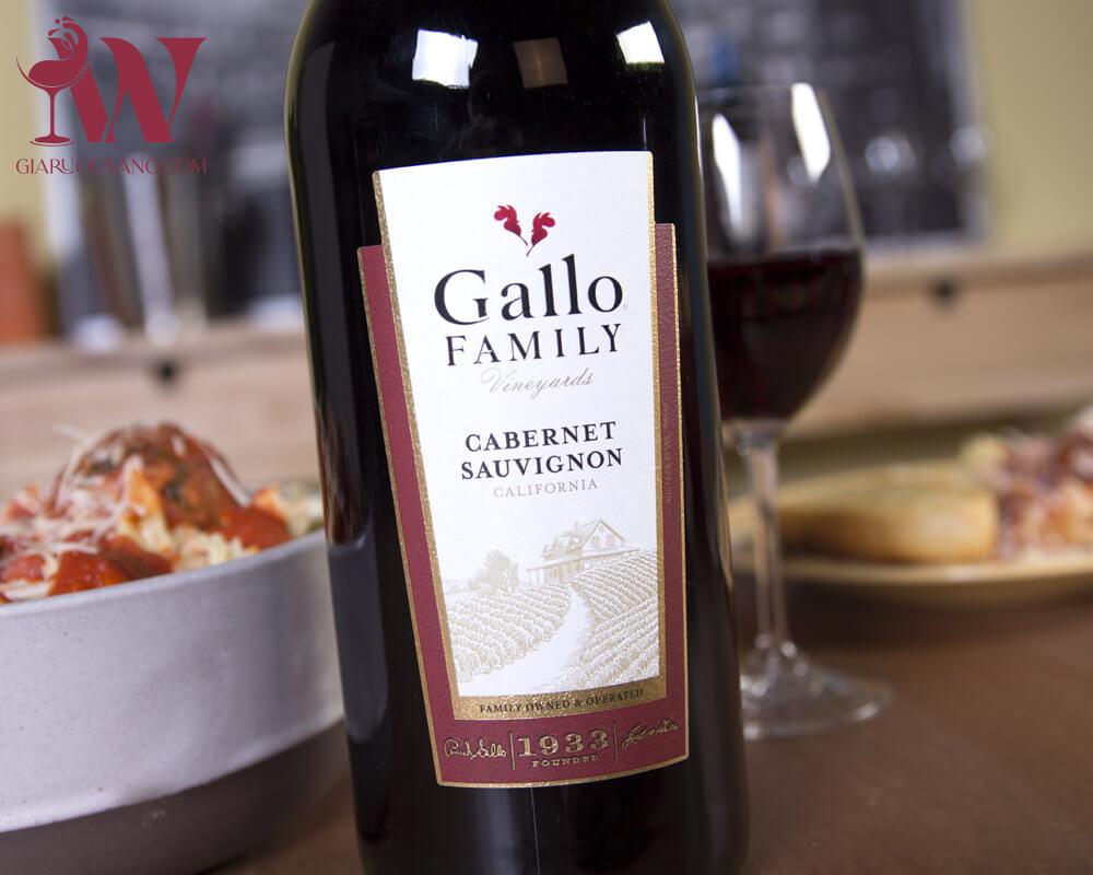 VANG MỸ GALLO FAMILY VINEYARDS VARIETAL CABERNET SAUVIGNON 