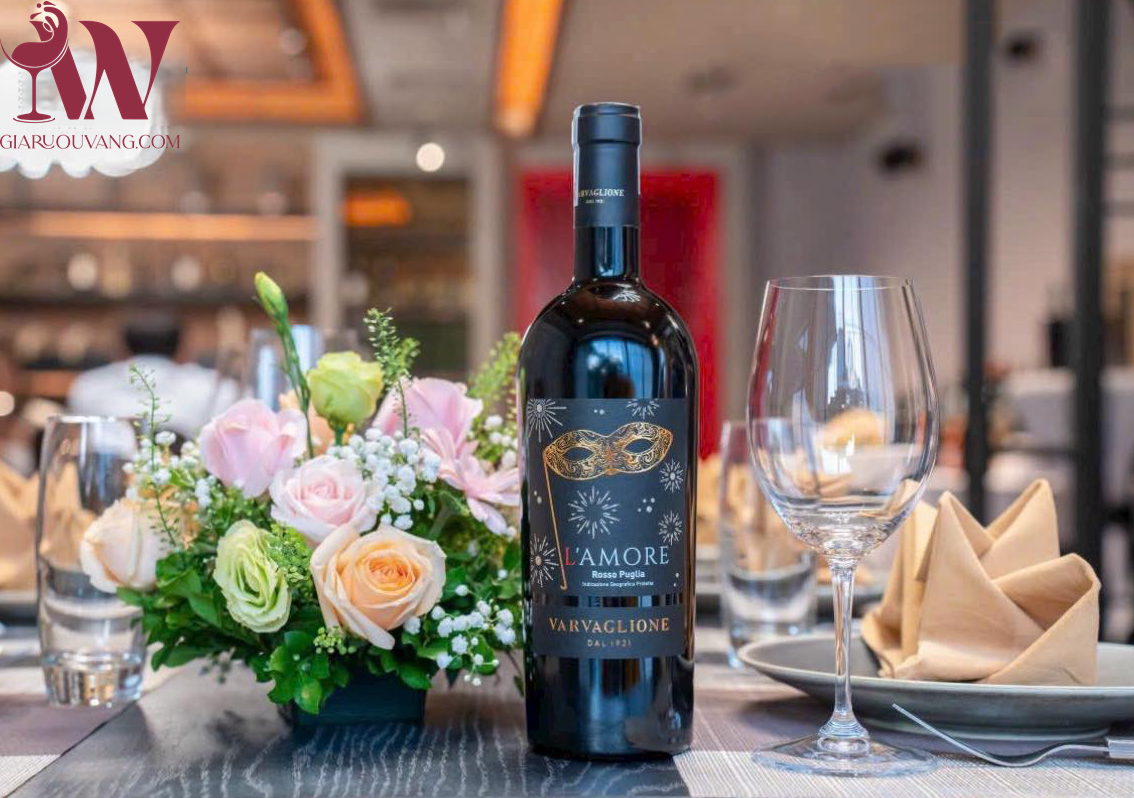 VANG Ý L'AMORE ROSSO PUGLIA 15 ĐỘ RẺ NHẤT