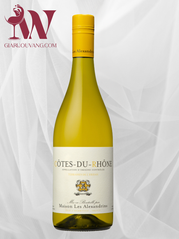 VANG PHÁP LES TERRASSES DE L’ERIDAN CÔTES-DU-RHÔNE BLANC