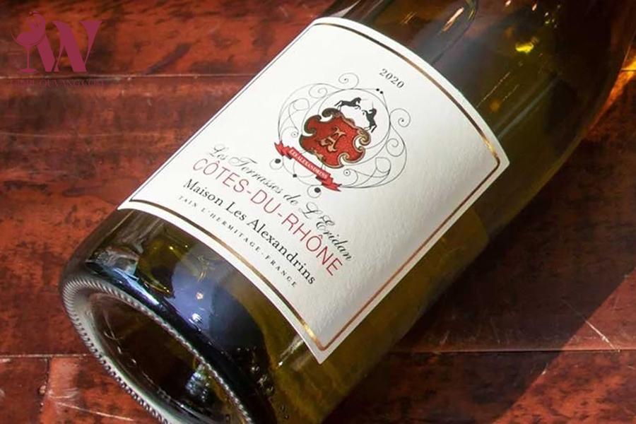 RƯỢU VANG PHÁP LES TERRASSES DE L’ERIDAN ROUGE