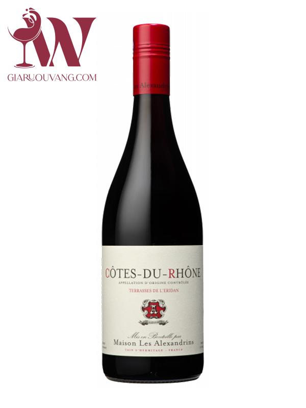 RƯỢU VANG PHÁP LES TERRASSES DE L’ERIDAN ROUGE