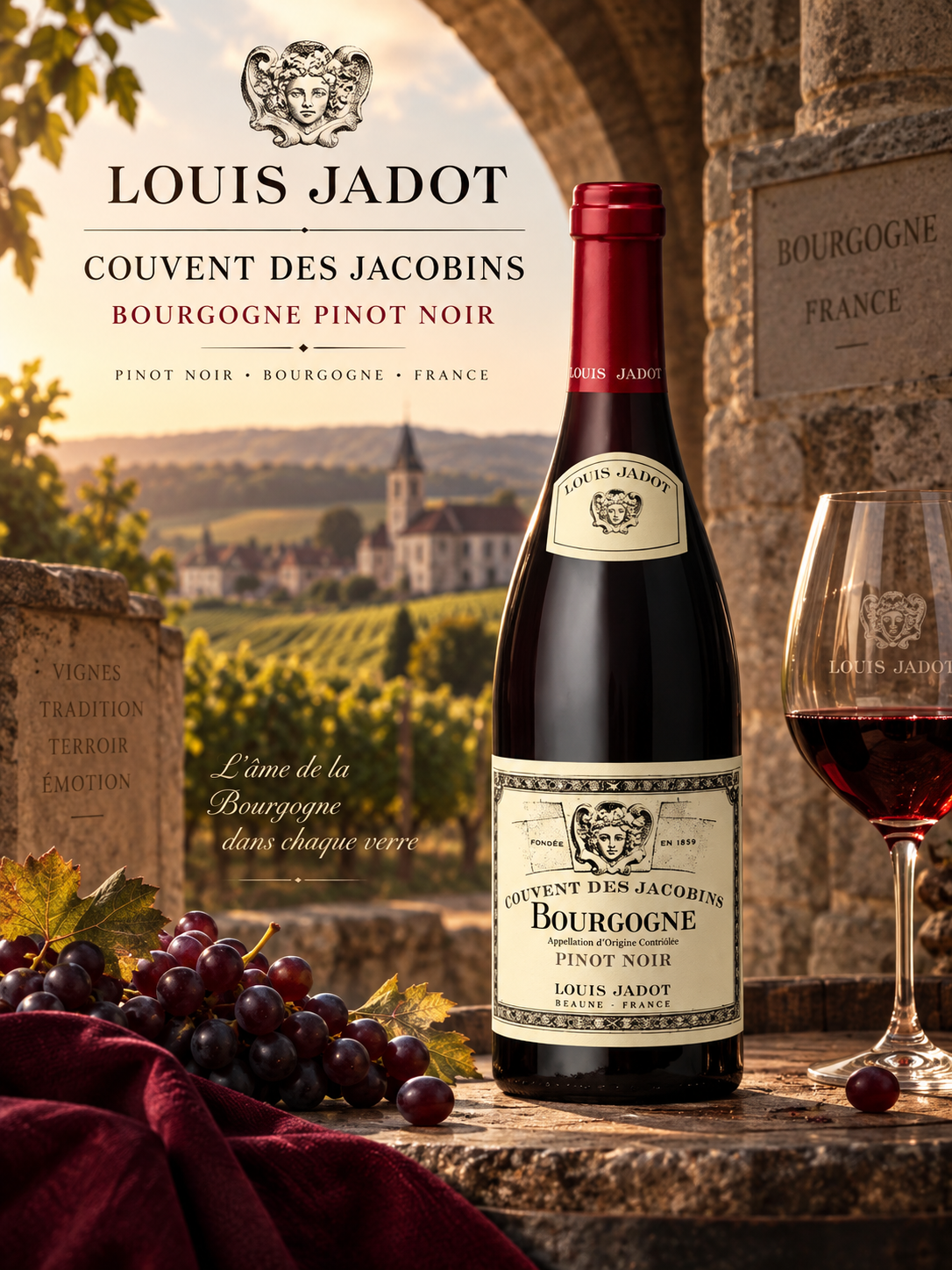 Louis Jadot Couvent Des Jacobins Bourgogne Pinot Noir1