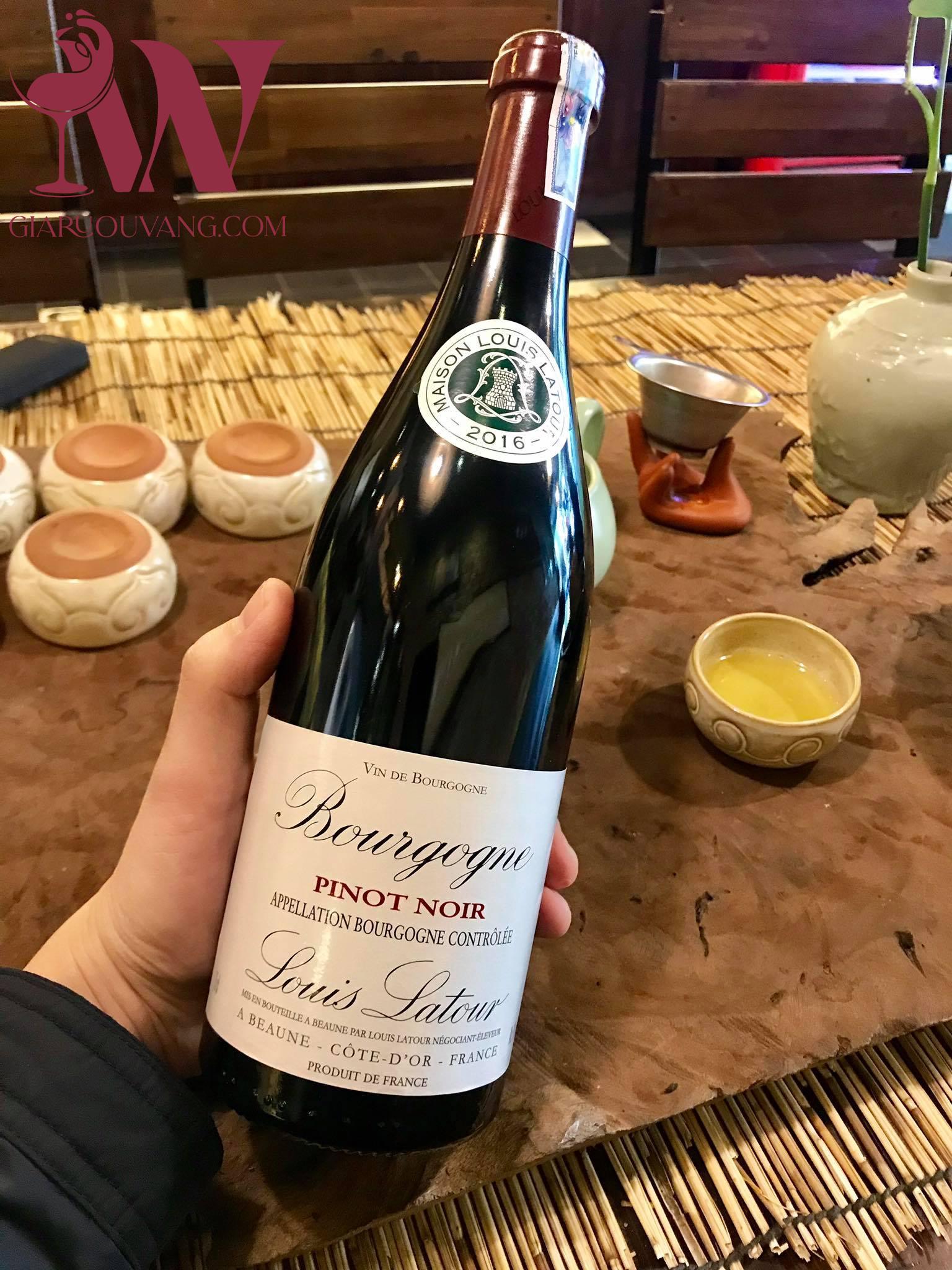 VANG PHÁP LOUIS LATOUR BOURGOGNE PINOT NOIR