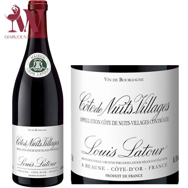 VANG PHÁP LOUIS LATOUR CÔTE DE NUITS-VILLAGES