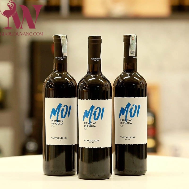 VANG Ý MOI PRIMITIVO DI PUGLIA IGP 13 ĐỘ RẺ NHẤT