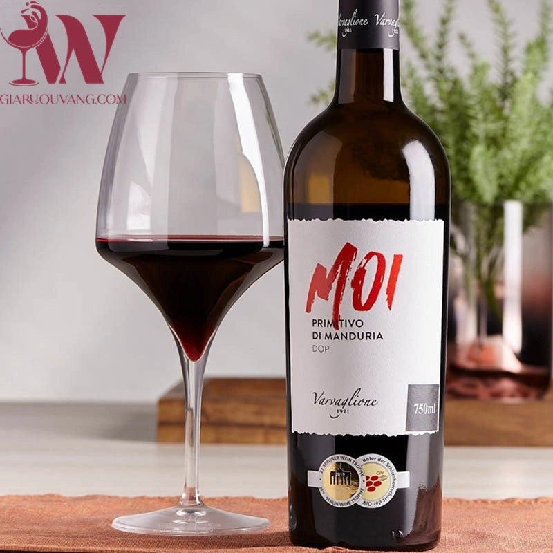 VANG Ý MOI PRIMITIVO DI MANDURIA DOP 14 ĐỘ